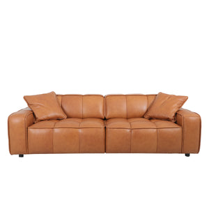 CUBE 2.5 SEATER LEATHER SOFA