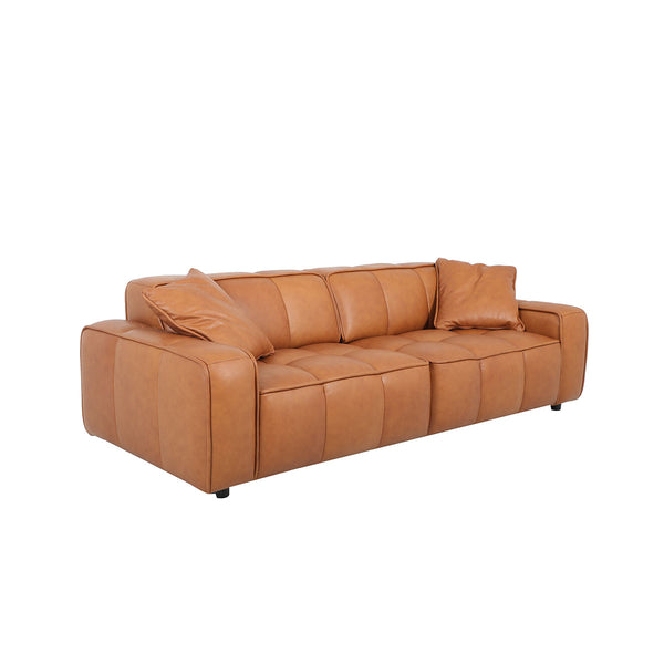CUBE 2.5 SEATER LEATHER SOFA