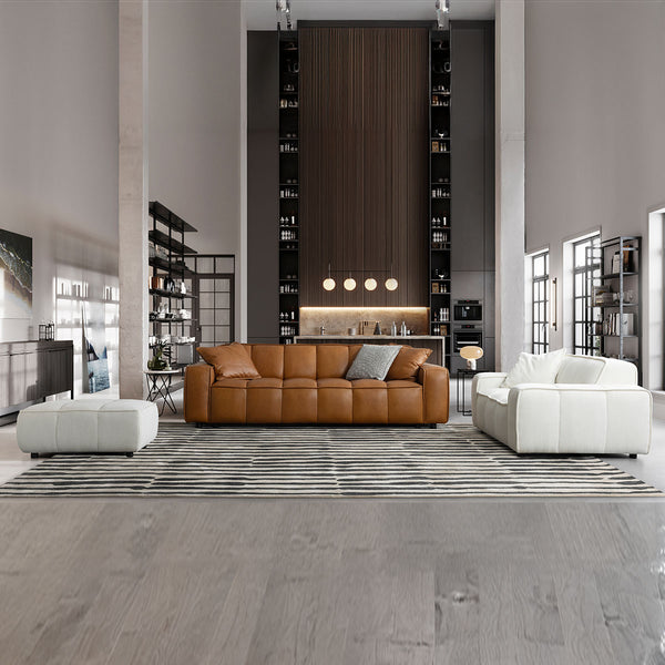 CUBE 2.5 SEATER LEATHER SOFA