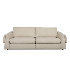 BINDER 3 SEATER LEATHER SOFA