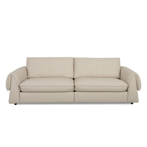 BINDER 3 SEATER LEATHER SOFA