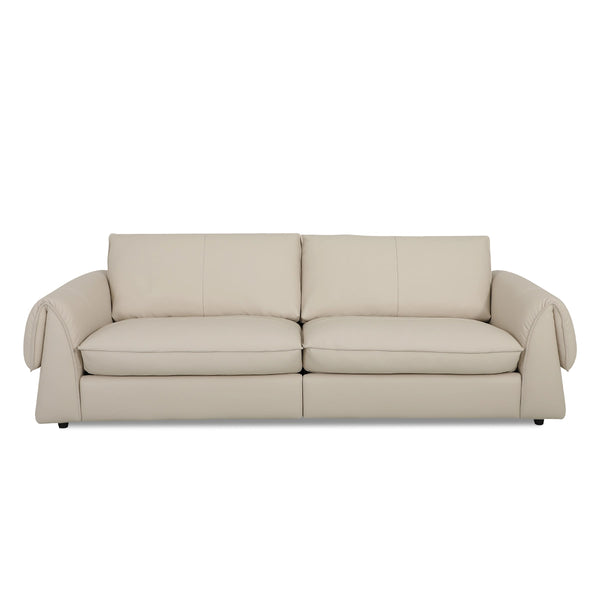 BINDER 3 SEATER LEATHER SOFA