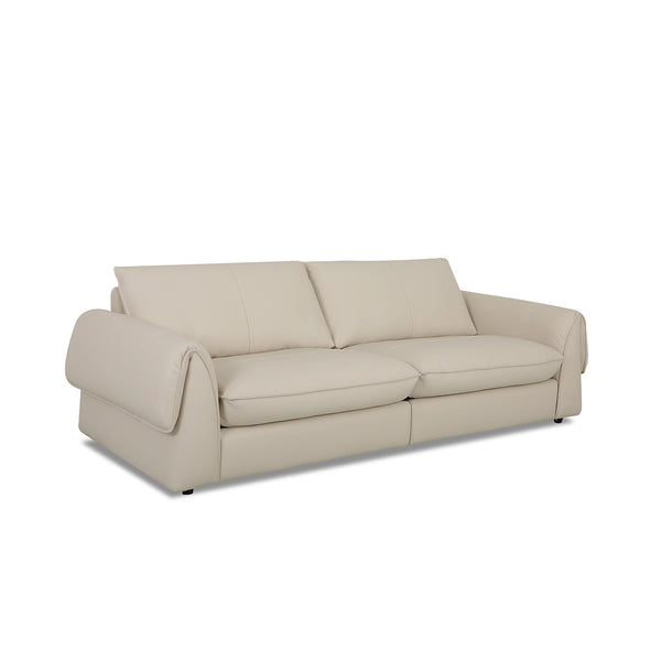 BINDER 3 SEATER LEATHER SOFA