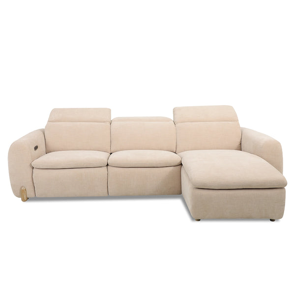CLOUDS L-SAHPE FABRIC RECLINER