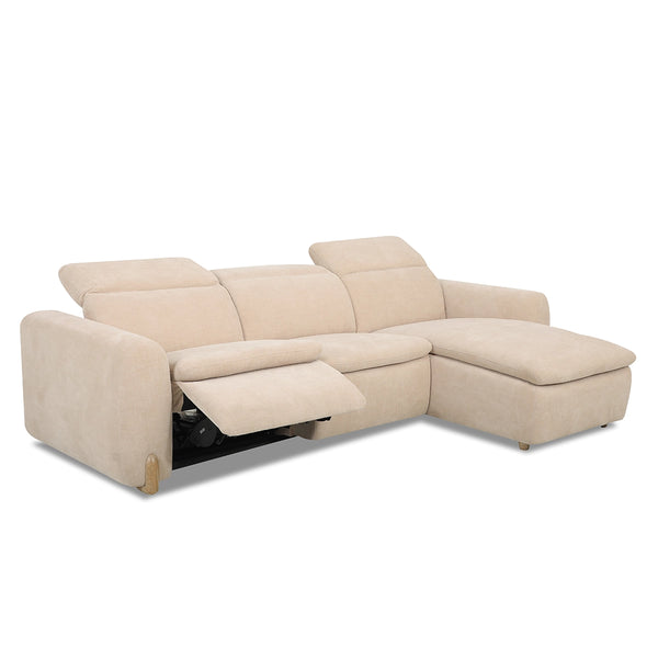 CLOUDS L-SAHPE FABRIC RECLINER