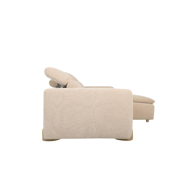 CLOUDS L-SAHPE FABRIC RECLINER
